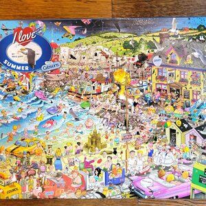 Gibsons I Love Summer 1000pc jigsaw puzzle by Mike Jupp